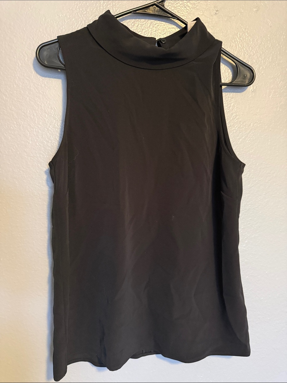 H&M Black Sleeveless Mock Neck Tank